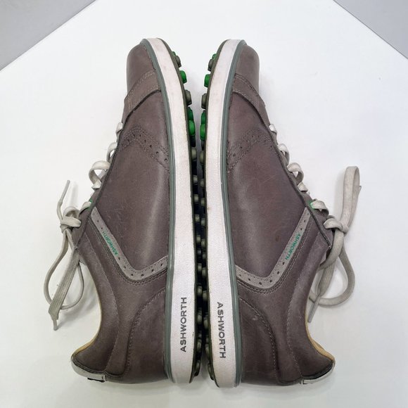Ashworth Cardiff 2 ADC Golf Shoes Gray Leather Size: 9 1/2 main image 7